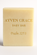 Baby skincare bar soap formulated for delicate skin
